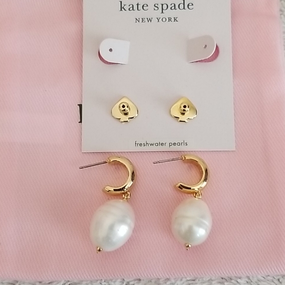 New kate spade candy drop Pearl Earrings - Picture 4 of 7